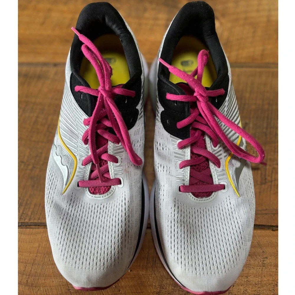 Saucony Guide 14 Womens Alloy Cherry Running Shoes PWRRUN Formfit Sneakers 11